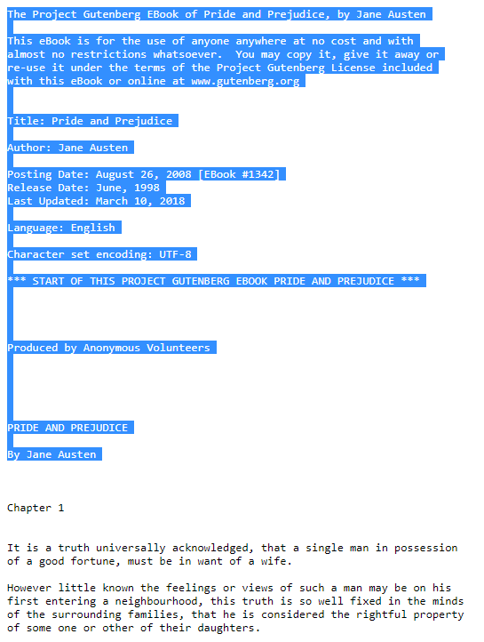 Beginning Text